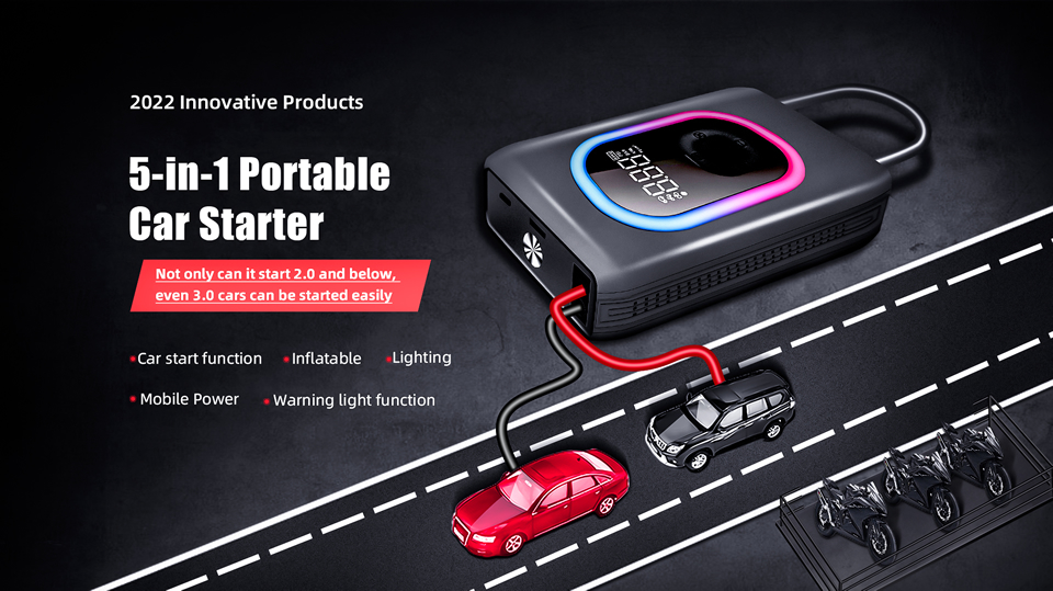 jump starter and portable power bank